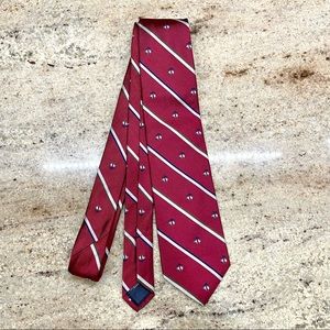 Brooks Brothers Sidewheeler Stripe with Golden Fleece Silk Tie